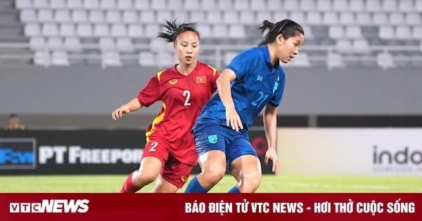 Vietnam U19 women's team lost narrowly to Thailand U19 women's team