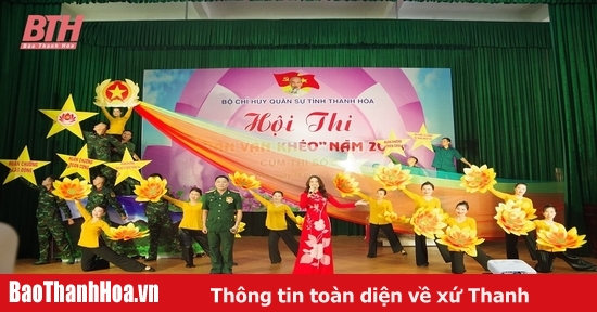 Bộ CHQS tỉnh tổ chức Hội thi “Dân vận khéo” năm 2023 Cụm 3