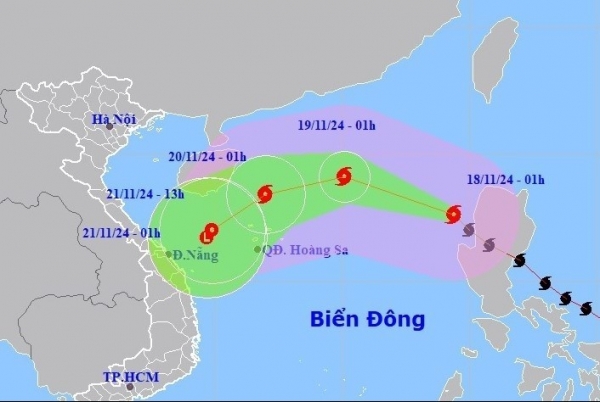 산업통상부, 태풍 9호(태풍만)에 대한 선제적 대응에 관한 전보 발행