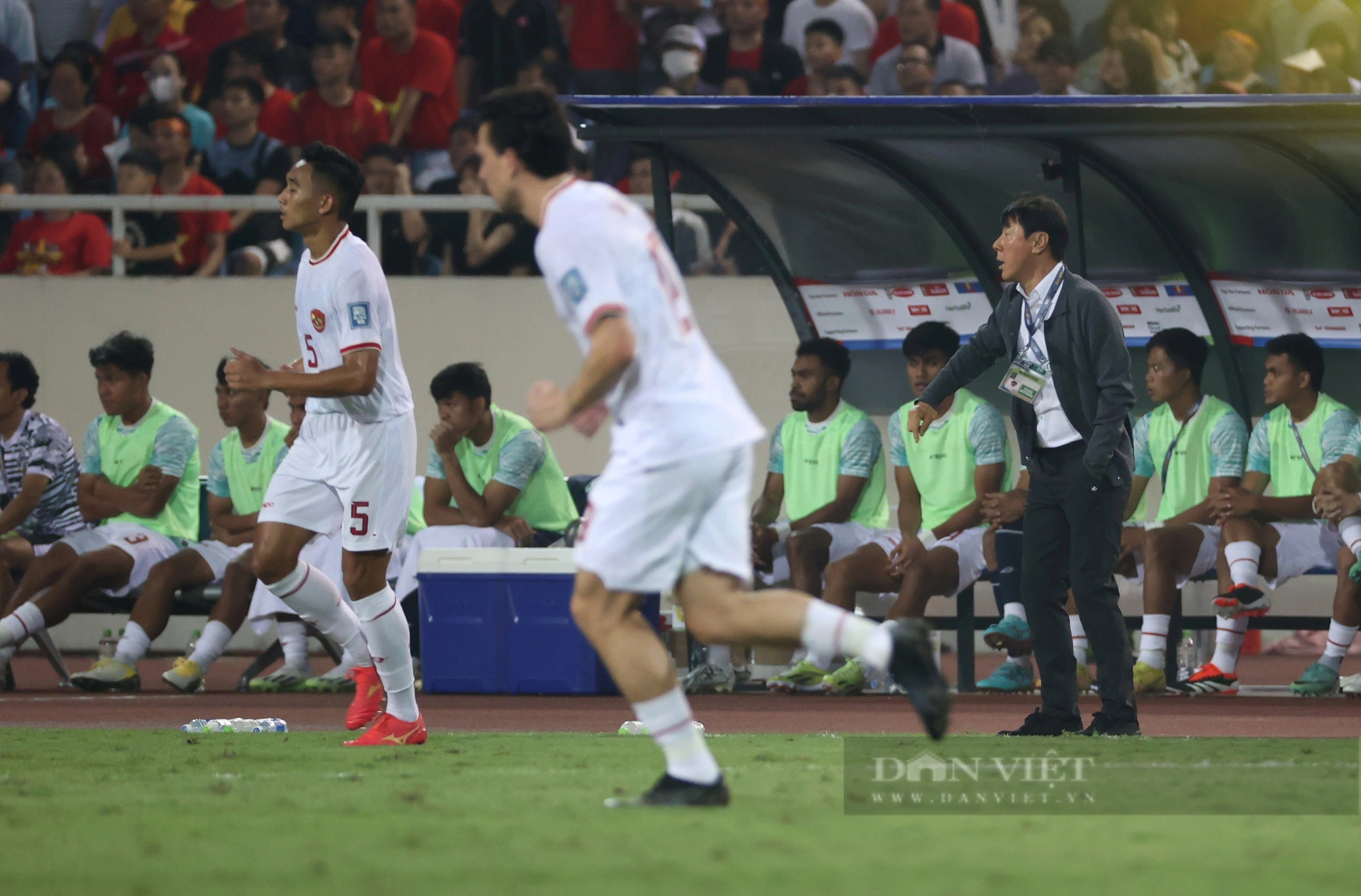 Cận cảnh hai phong cách, thần thái trái ngược của ông Troussier và Shin Tae-yong trên sân Mỹ Đình- Ảnh 4.