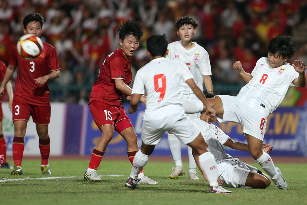 SEA Games 32, Tuyển nữ việt nam, nữ việt nam, huy chương Vàng SEA Games 32, HCV SEA Games 32,Huỳnh Như, Thanh Nhã