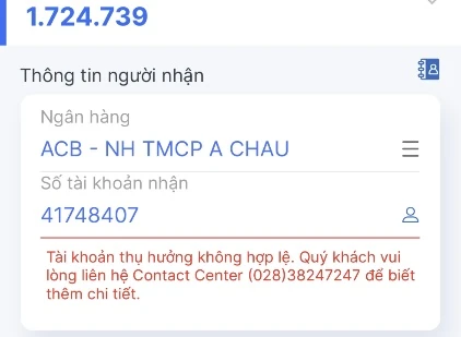 بنك ACB يحظر ما يصل إلى 10 آلاف حساب مشتبه به في عمليات احتيال، وعدد حالات الاحتيال ينخفض ​​​​بشكل حاد (صورة 1)