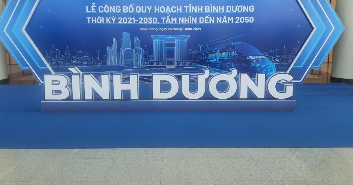 Công bố quy hoạch tỉnh Bình Dương thời kỳ 2021-2030, tầm nhìn đến năm 2050