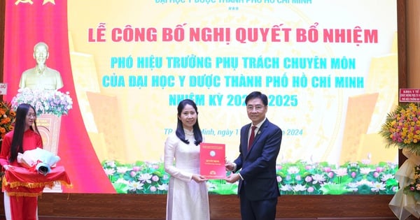 Professeure agrégée, docteure, docteure Vuong Thi Ngoc Lan devient vice-rectrice de l'Université de médecine et de pharmacie de Hô-Chi-Minh-Ville