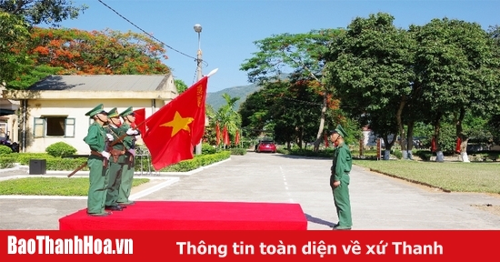 Tiểu đoàn Huấn luyện - Cơ động BĐBP tỉnh tuyên thệ chiến sỹ mới năm 2023