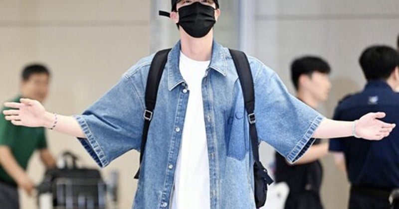 Learn from Jin (BTS) how to mix and match denim outfits in a unique and dynamic way