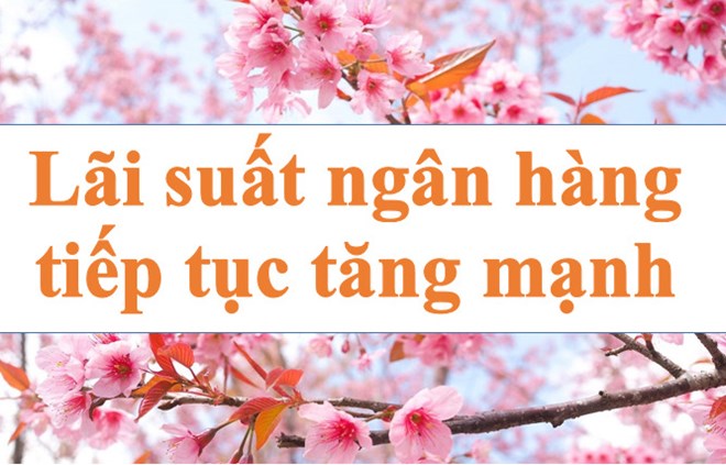 Lãi suất ngân hàng hôm nay 14.9: Tiếp tục tăng mạnh