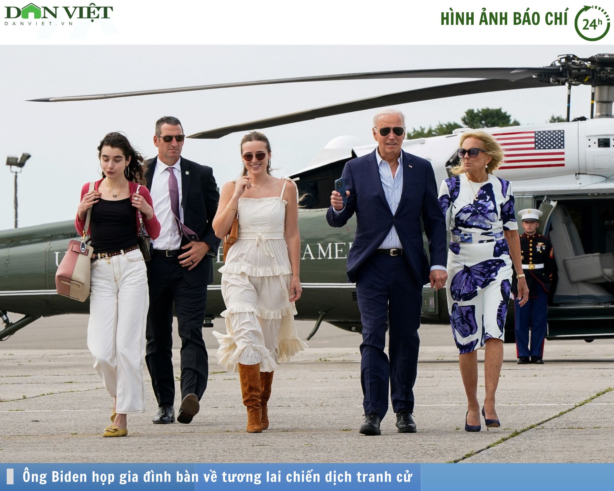 Hình ảnh báo chí 24h: Ông Biden họp gia đình bàn về tương lai chiến dịch tranh cử- Ảnh 1.