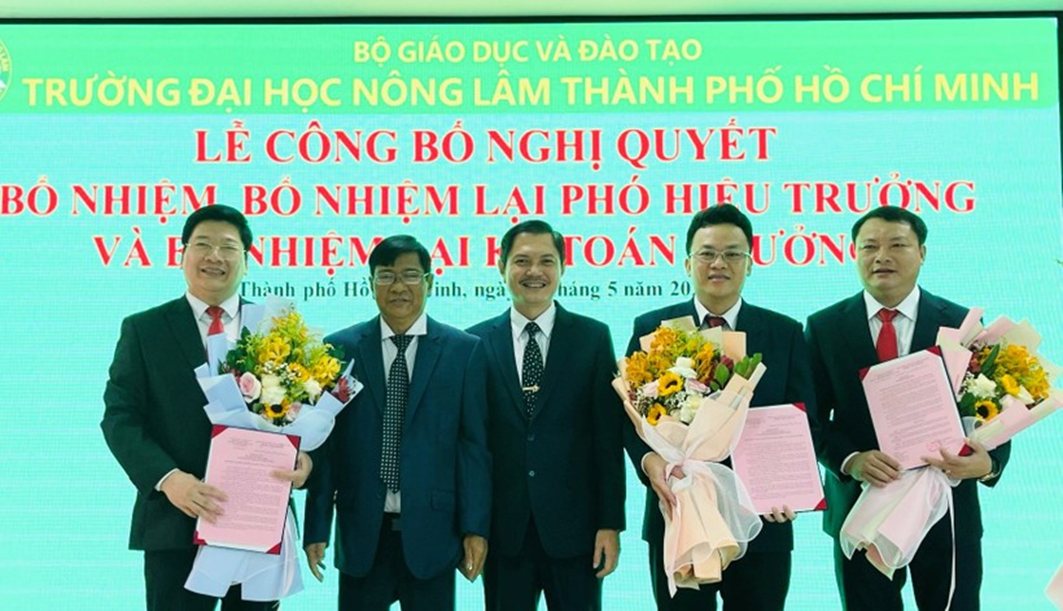 Trường ĐH Nông lâm TP.HCM bổ nhiệm thêm 1 phó hiệu trưởng- Ảnh 1.