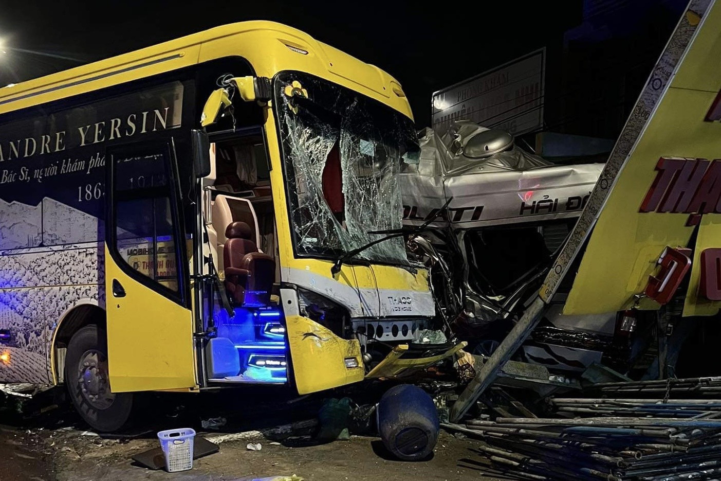 Thanh Buoi car caused an accident in Dong Nai .jpg