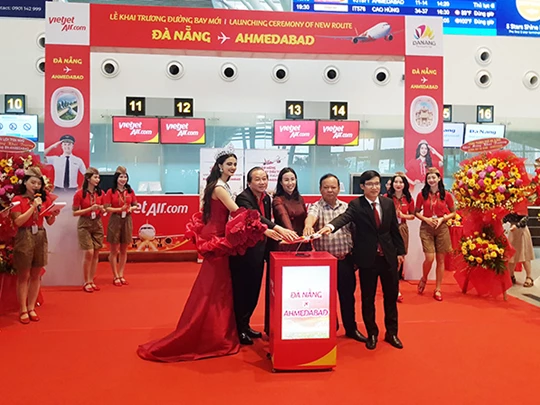 Vietjet Air, 다낭-아메다바드, 인도 노선 개설