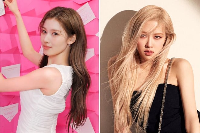 Marca internacional causa revuelo entre Sana (TWICE) y Rosé (Blackpink)