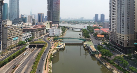 El 1 de junio se reanudó la construcción del proyecto antiinundaciones de 10.000 billones de VND en Ciudad Ho Chi Minh.