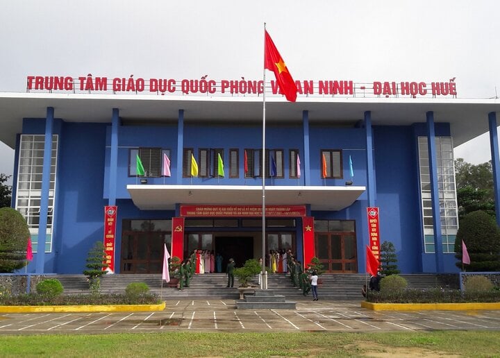 Trung tâm Giáo dục Quốc phòng và An ninh - ĐH Huế. (Ảnh: FB)