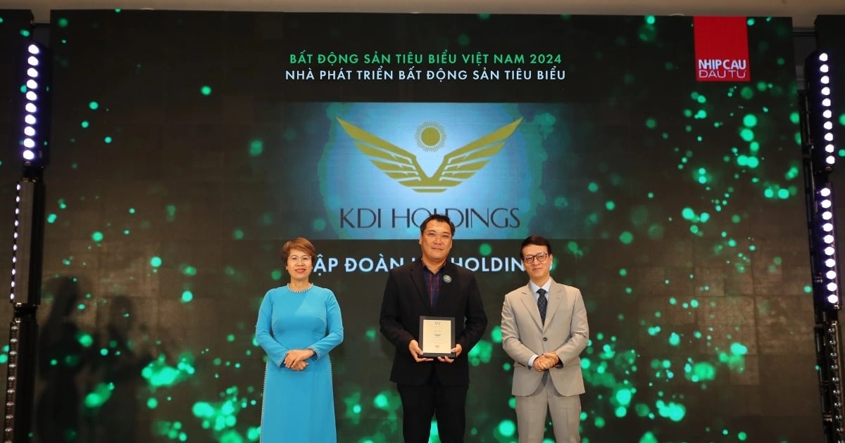 KDI Holdings nhận giải thưởng "Nhà phát triển bất động sản tiêu biểu 2024"