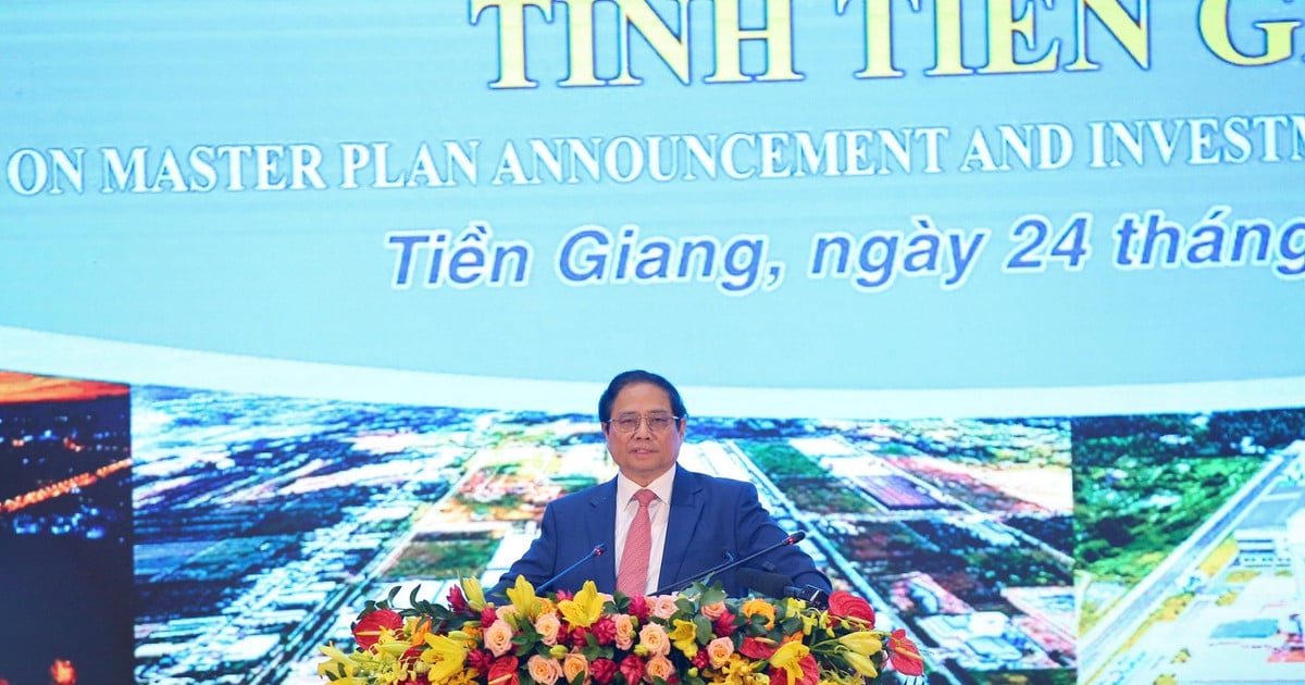 Thủ tướng Phạm Minh Chính dự hội nghị Quy hoạch tỉnh Tiền Giang, quy hoạch, thủ tướng, kinh tế biển