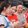 Candidates in Hanoi take the 10th grade entrance exam. (Photo: PV/Vietnam+)
