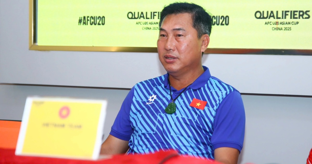 Coach Hua Hien Vinh hopes for luck for U20 Vietnam