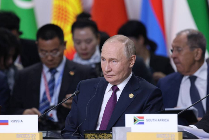 El presidente ruso, Vladimir Putin, en la cumbre ampliada del BRICS. (Foto: TASS)