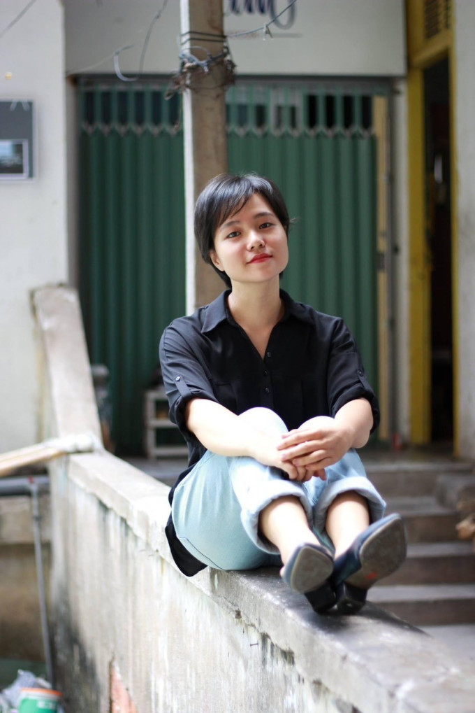 Image of Quynh Anh after losing 20 kg. Photo: Character provided