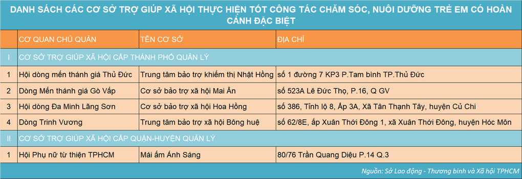 Những cơ sở trợ giúp xã hội nhận nuôi trẻ em uy tín ở TPHCM - 1