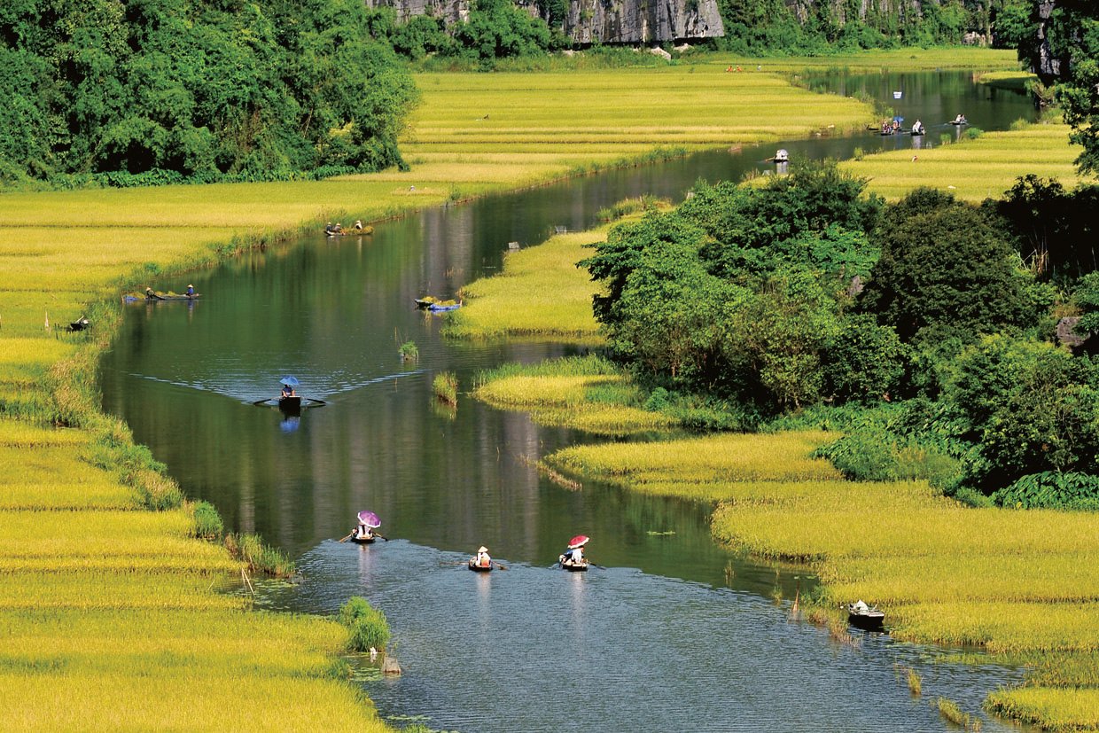 ภูมิประเทศตรังอัน-นิญบิ่ญ