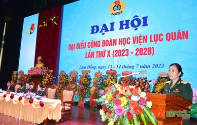 Học viện Lục quân: Hai khâu đột phá trong hoạt động công đoàn