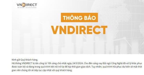 Công an vào cuộc vụ hệ thống chứng khoán VNDirect bị tấn công