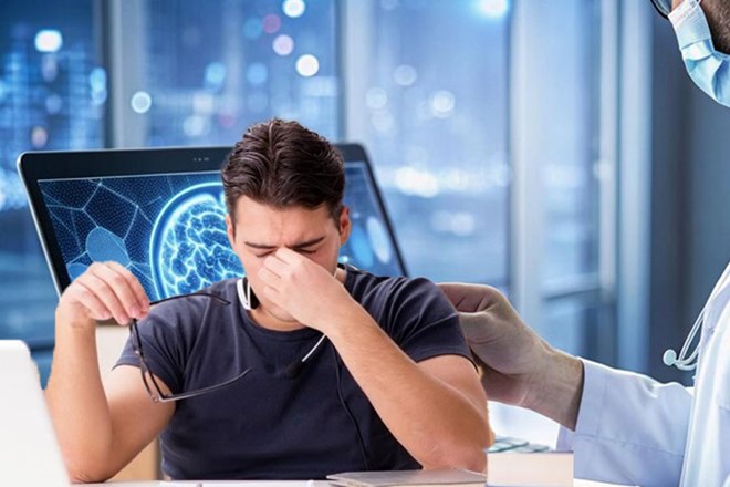 Zu viel Zeit vor dem Bildschirm verursacht gesundheitliche Probleme des Gehirns