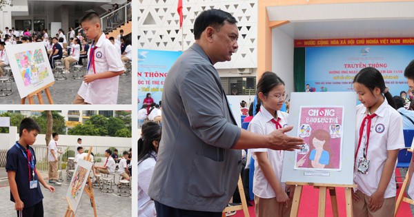 Hanoi students prevent violence and abuse against girls through drawings