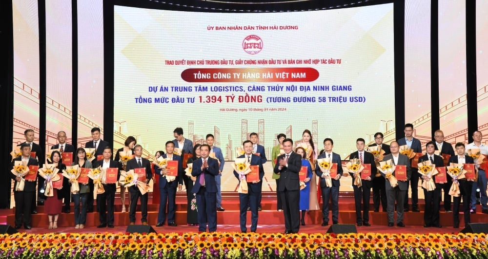 Hai Duong aprueba la inversión en el proyecto de puerto fluvial y centro logístico de Ninh Giang de VIMC