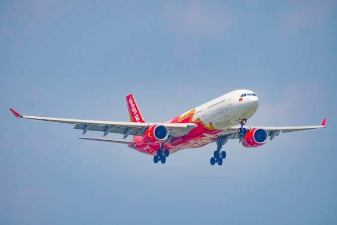 Check-in area of SkyBoss Business class. Photo: Vietjet