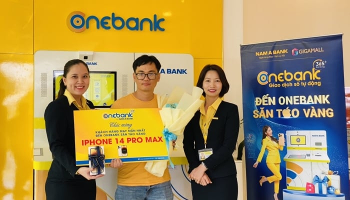 Đến ONEBANK giao dịch ngay – quà trao tay