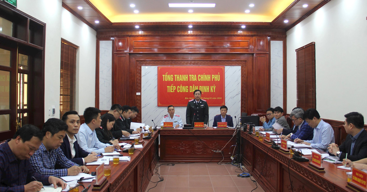 Deputy Inspector General of Government receives people in Bac Ninh province