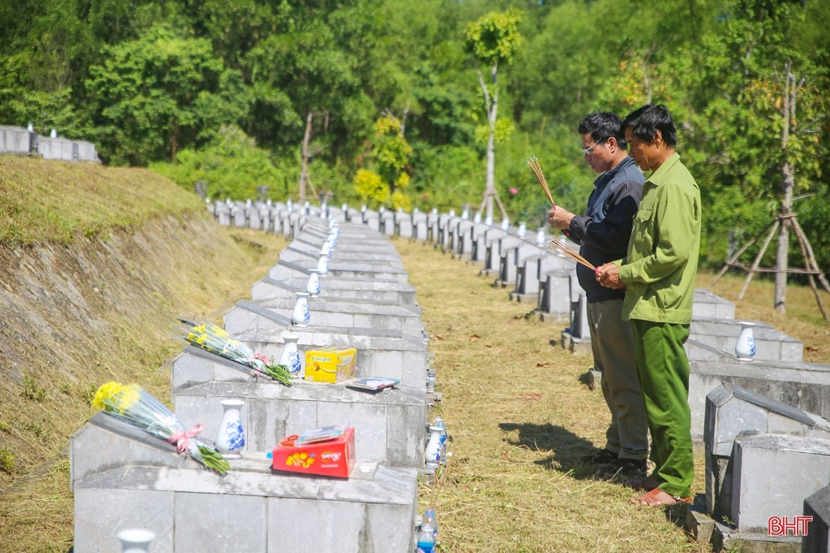 Tháng 7 tri ân, thăm Nghĩa trang Liệt sỹ Nầm