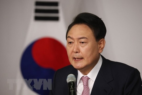 Presidente de Corea del Sur, Yoon Suk Yeol. Foto: VNA