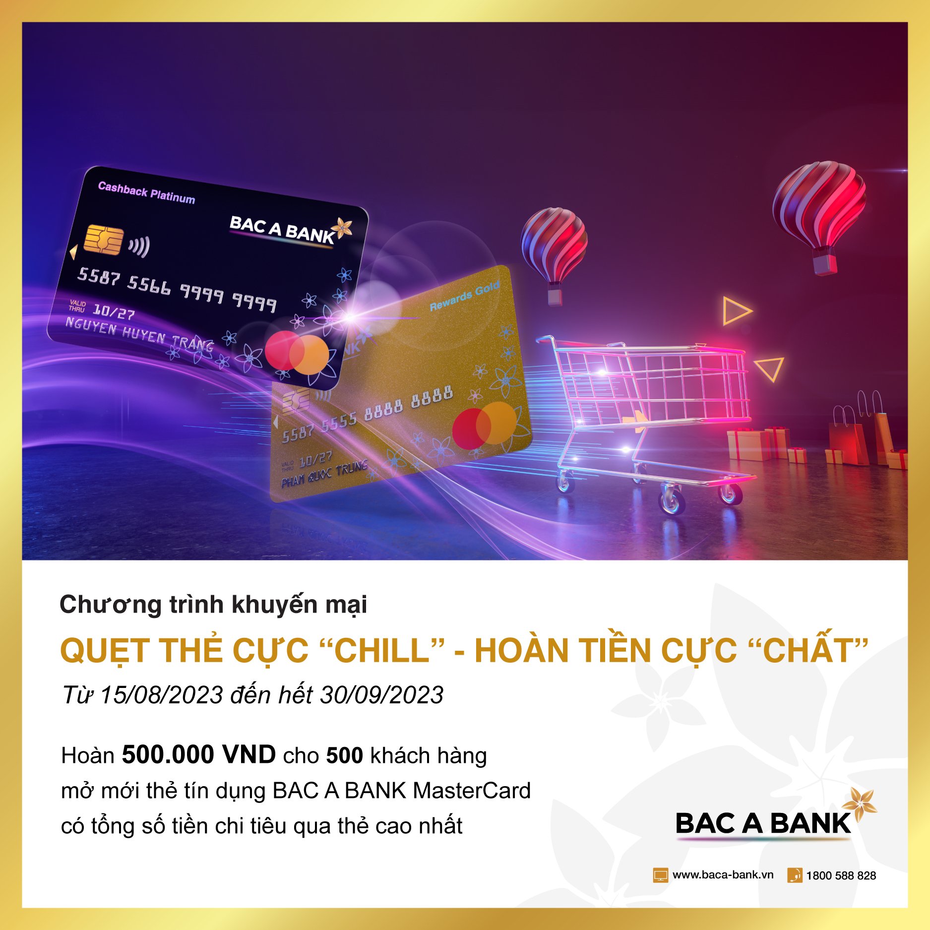 uu dai hoan tien hap dan cho chu the tin dung quoc te bac a bank hinh 1