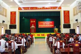 Training on regional defense and civil defense drills in the province in 2023