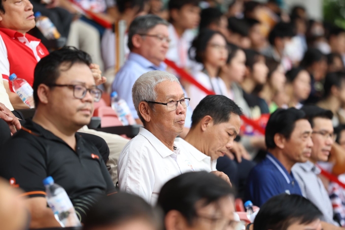 Mr. Doan Minh Xuong has more than 30 years of experience in the football field, having led Dong Thap, Binh Duong, Ninh Binh or Ho Chi Minh City... Photo: Dong Huyen