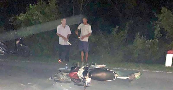 2 motorbikes collided in the mountains, 2 people died on the spot