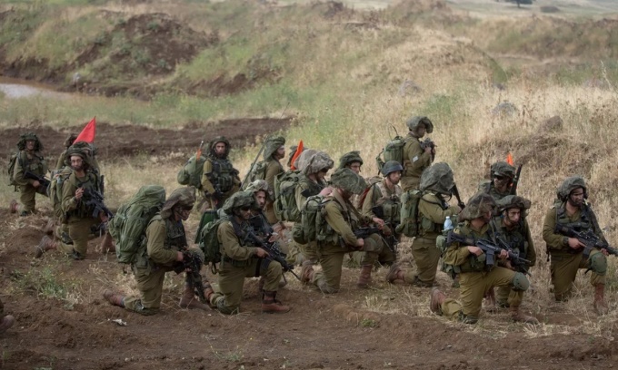 Soldaten des israelischen Netzah-Yehuda-Bataillons nehmen im Mai 2014 an einer Übung teil. Foto: AFP