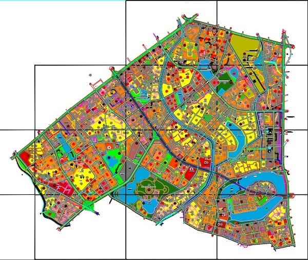 ฮานอย : การปรับผังเมืองในเขตต่างๆ ภาพที่ 1