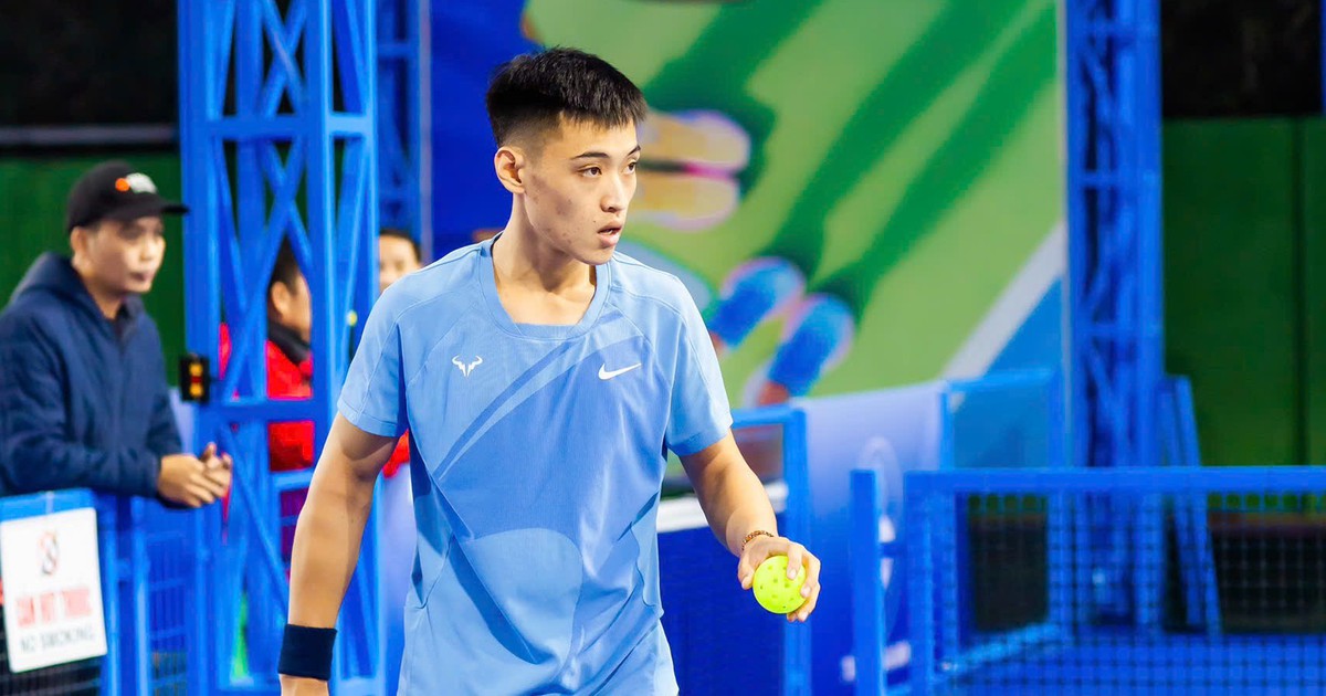 Truong Vinh Hien won the men's singles championship of the Quang Ngai Open 2024 pickleball tournament.