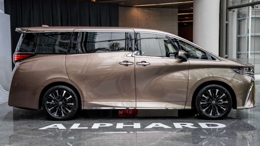 2024 toyota alphard fourth generation with new upgrades to chassis architecture and engine image 1