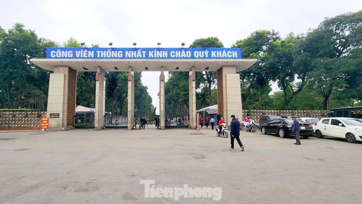 Estado actual de los parques de lento progreso en Hanoi foto 2