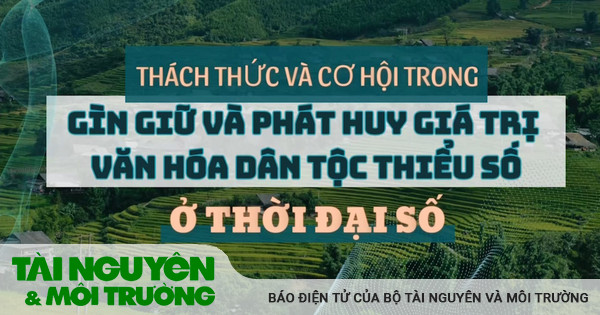 Thách thức và cơ hội trong gìn giữ, phát huy giá trị văn hóa dân tộc thiểu số ở thời đại số