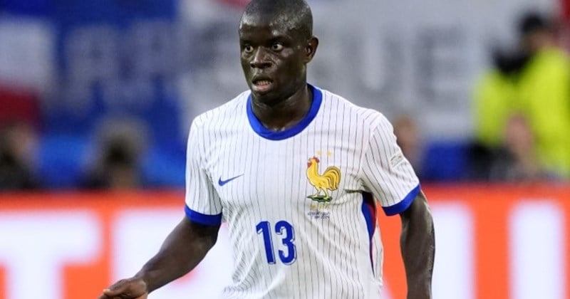 Kante's formidable presence in the French midfield at EURO 2024