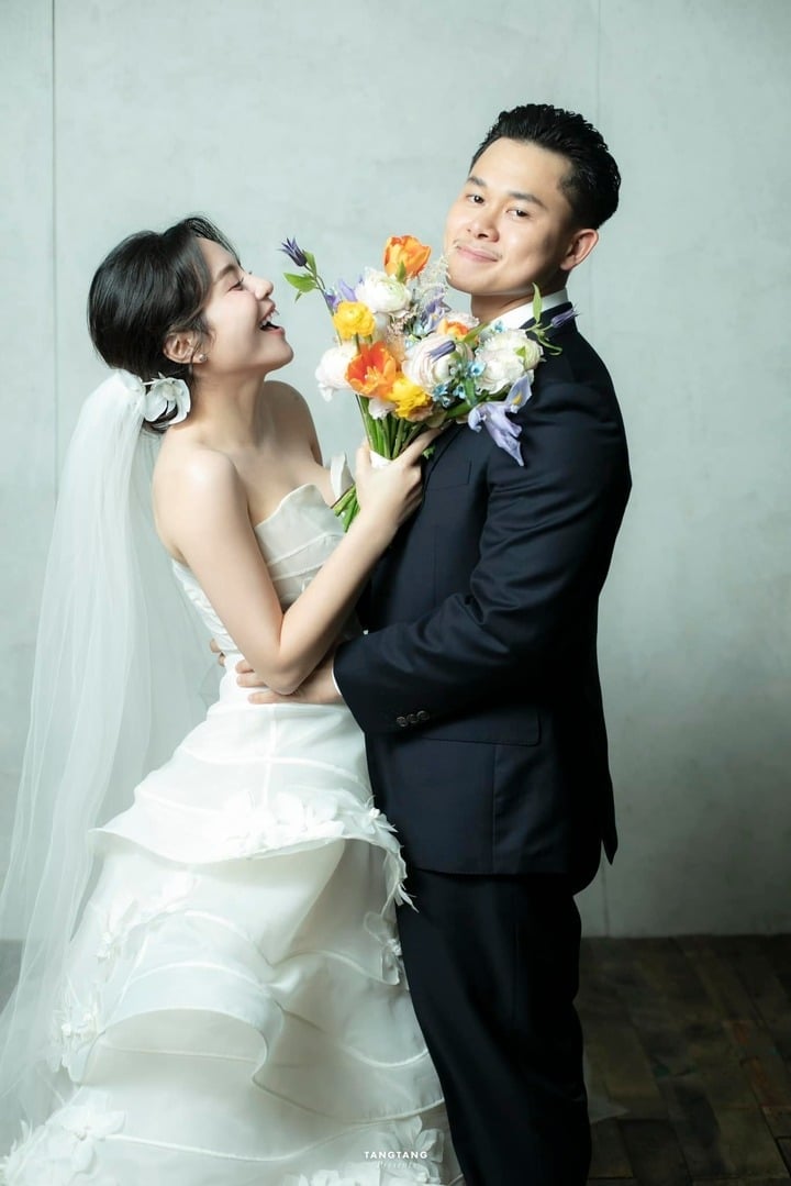 Thai Trinh et son mari.
