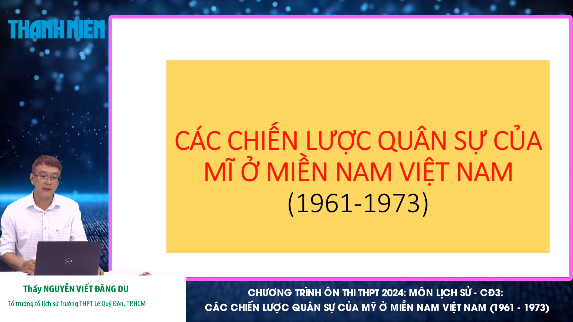 Giáo viên hướng dẫn ôn thi tốt nghiệp THPT môn lịch sử