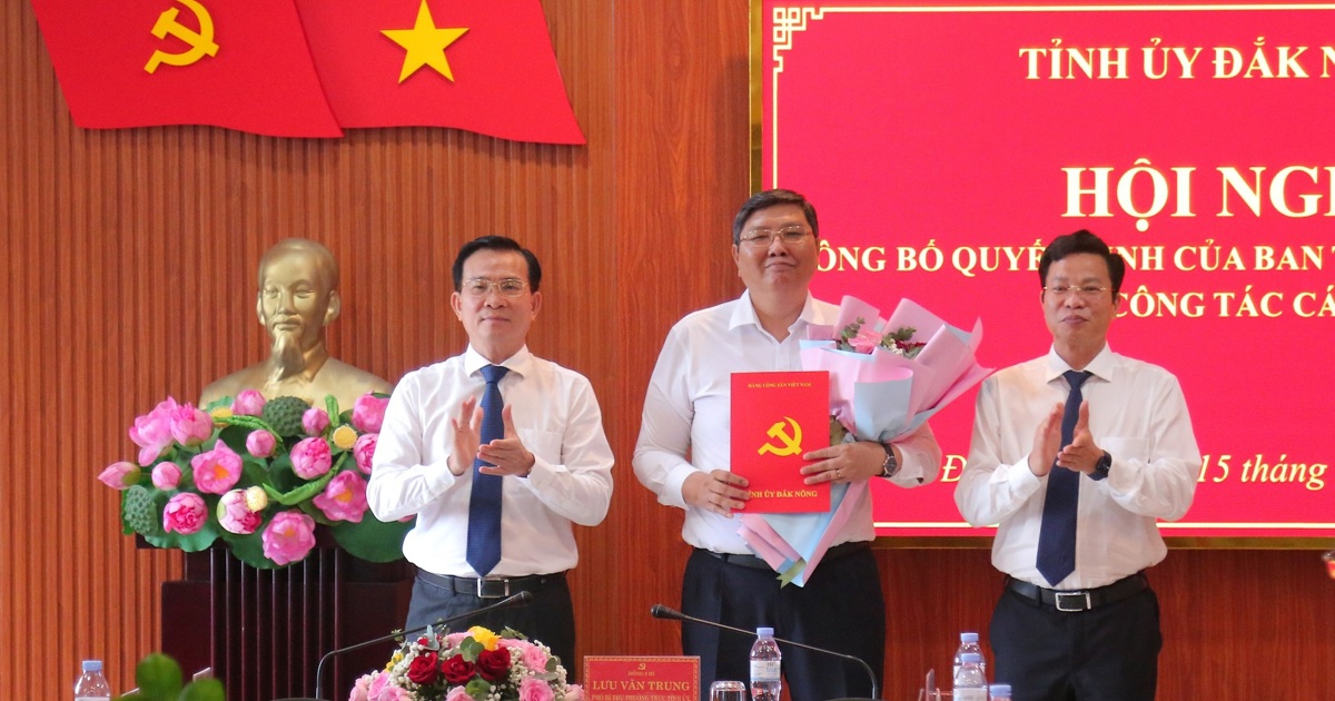 Dak Nong has a new Head of the Provincial Party Committee's Mass Mobilization Commission